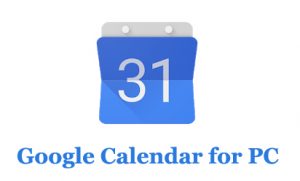 google calendar app for my desktop windows 10