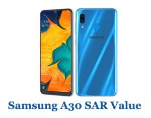 samsung a30 sar