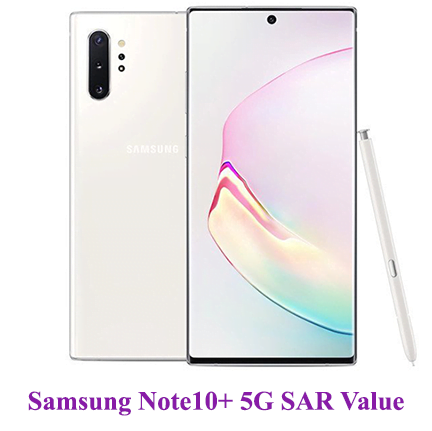 Samsung Note10+ 5G SAR Value