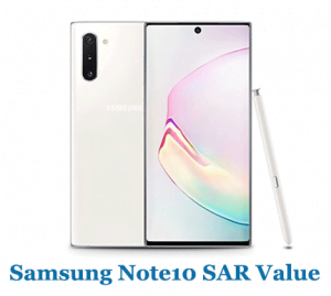 galaxy note 10 lite sar value