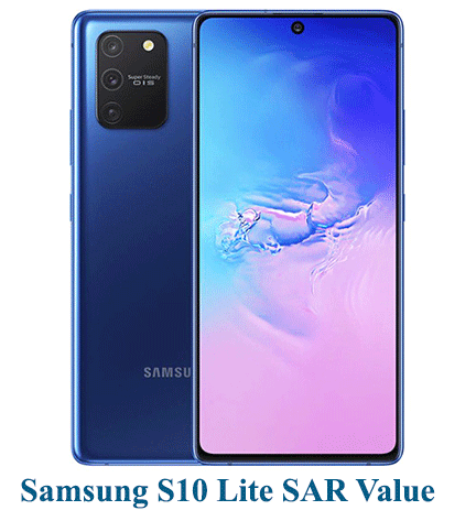 Samsung S10 Lite SAR Value (Head and Body)