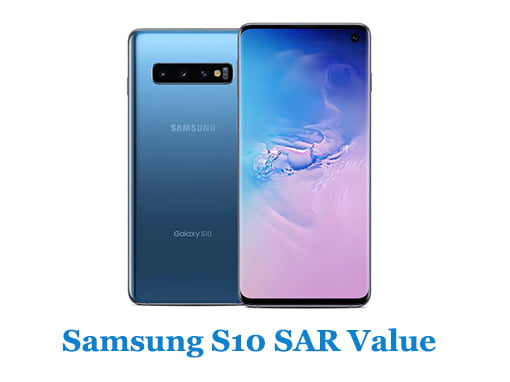 Samsung S10 SAR Value