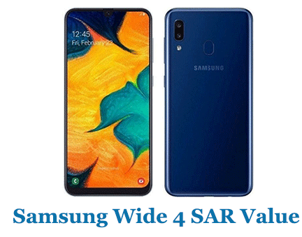 Samsung Wide 4 SAR Value