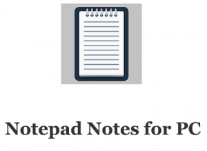 free notepad for pc