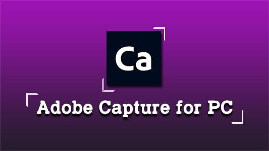 Adobe Capture for PC