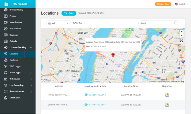Start Tracking the Device's Location