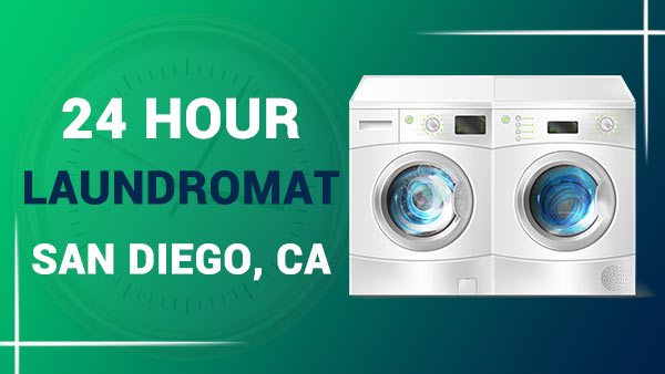 24 hour laundromat San Diego, CA 